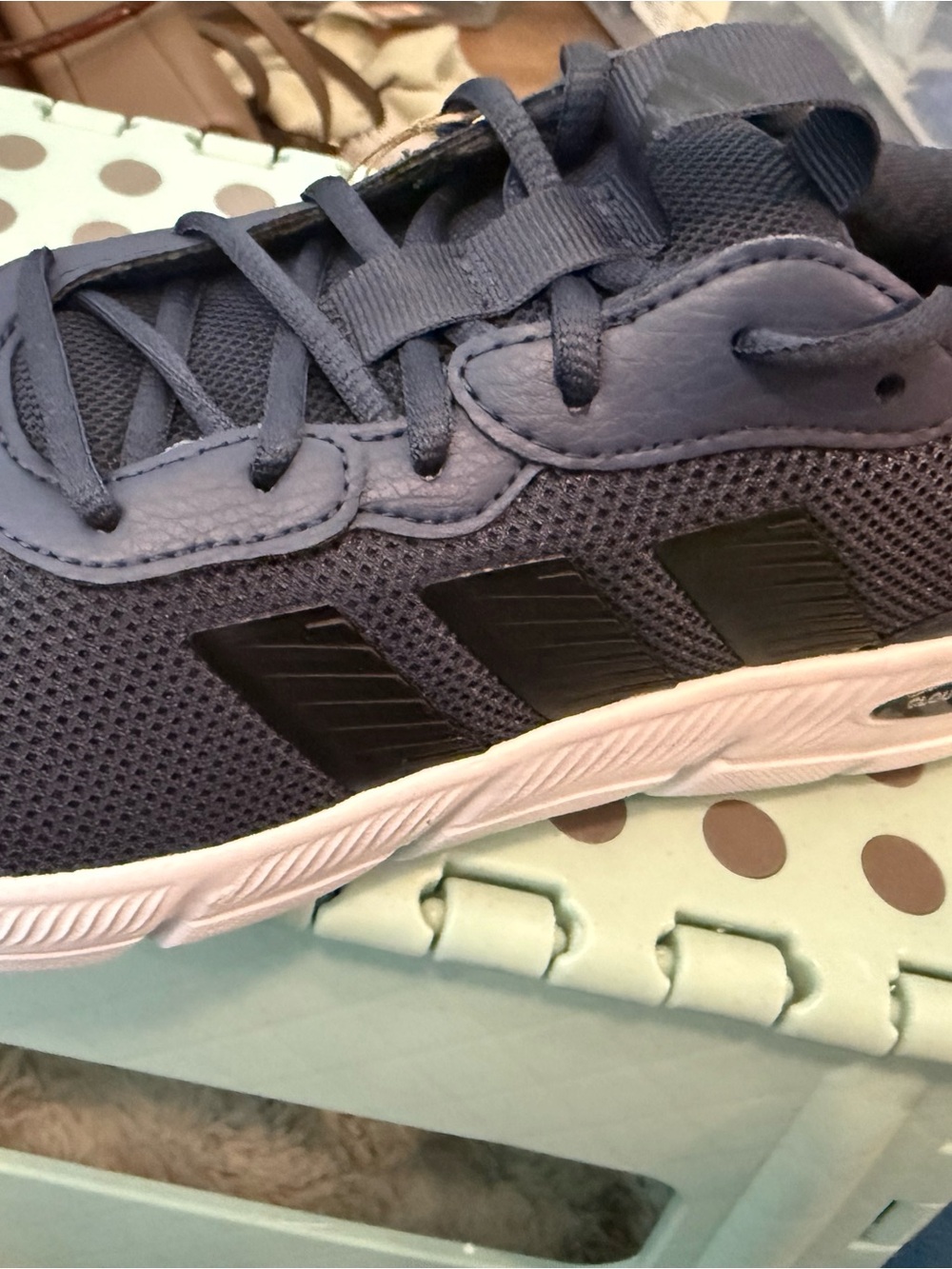 adidas Men's Navy Blue and Black Athletic Shoes